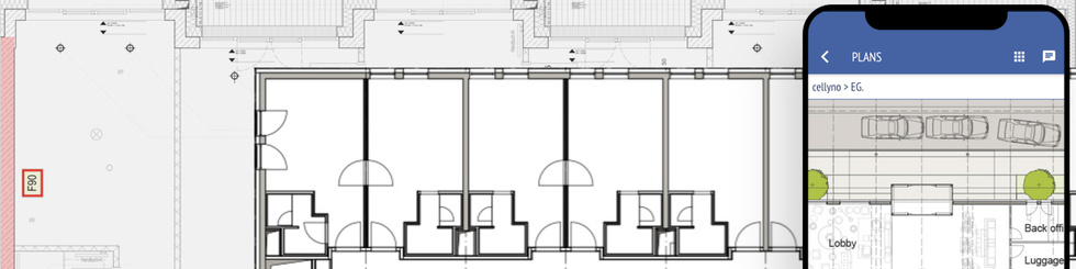 CELLYPSO Instandhaltung-Management-System - Interaktive Grundrisse und Grundstücke